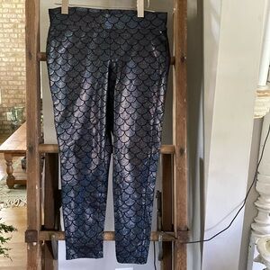 TORRID Signature Waist Foil Legging MERMAID 1X NEW
